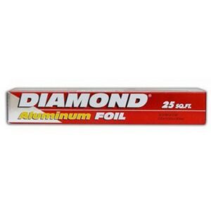 DIAMOND ALUMINIUM FOIL 7.62M 304MM