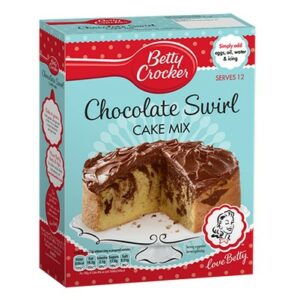 BETTY CROCKER CHOCOLATE SWIRL CAKE MIX 425G
