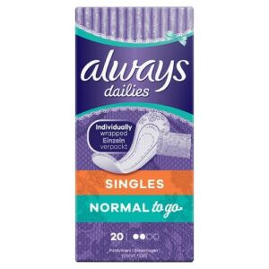 ALWAYS DAILIES FOLD & WRAP UNSCENTED X20