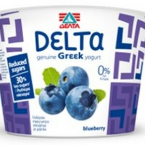 DELTA GREEK YOG 0% BLUEBERRY 150G
