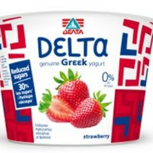 DELTA GREEK YOG 0% STRAWBERRY 150G