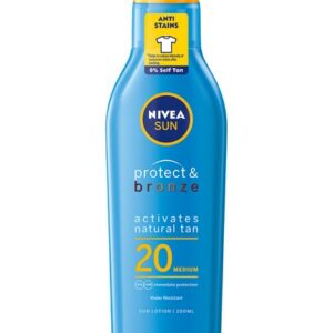 NIVEA SUN PROTECT & BRONZE LOTION SPF20 200ML