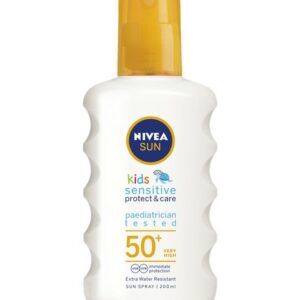 NIVEA SUN KIDS SENSITIVE PROTECT & CARE SPRAY SPF50+ 200ML