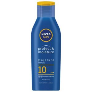 NIVEA SUN PROTECT & MOISTURE LOTION SPF10 200ML