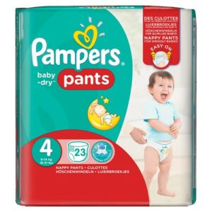 PAMPERS CARRY PACK BABY DRY PANTS 4 MAXI X23