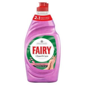 FAIRY DISHWASH CLEAN & CARE ROSE & SATIN SCENT 383ML