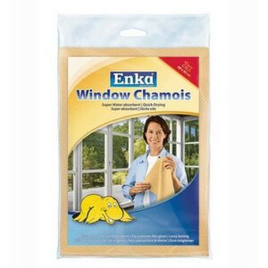 ENKA WINDOW CHAMOIS 40X35CM X2
