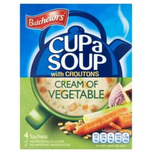 BATCHELORS CUP A SOUP CREAM OF VEGETABLE 126G