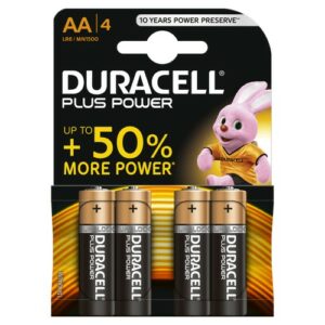 DURACELL PLUS POWER AA X4