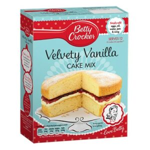 BETTY CROCKER VELVETY VANILLA CAKE MIX 425G