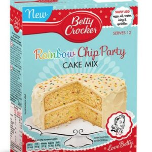 BETTY CROCKER RAINBOW CHIP PARTY CAKE MIX 425G