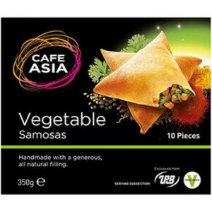 CAF? ASIA VEGETABLE SAMOSAS 10 PIECES 350G