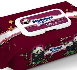 NANNYS WET WIPES X80