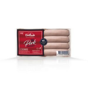 DEW FRESH PORK SAUSAGES X16 454G