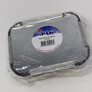 IPAK FOIL CONTAINER WITH LID 420CC X5