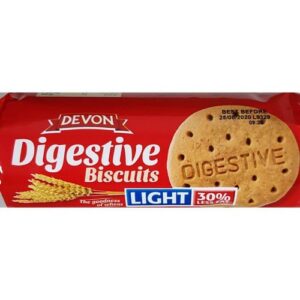 DEVON DIGESTIVE LIGHT BISCUITS 250G