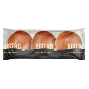 GOLDEN HARVEST BISTRO BRIOCHE BUNS X3
