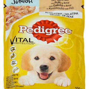 PEDIGREE POUCH JUNIOR CHICKEN & RICE 100G