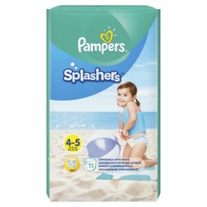 PAMPERS CARRY PACK SPLASHERS 4-5 MAXI X11