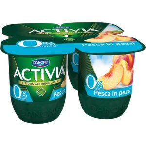 DANONE ACTIVIA 0% YOGURT PESCA 4X125G