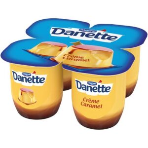 DANONE DANETTE CR?ME CARAMEL 4X125G