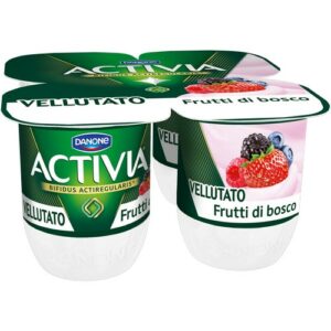 DANONE ACTIVIA VELLUTATO FRUTTI DI BOSCO 4X125G