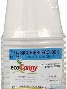 ECO CANNY BIO CUPS X15 370ML