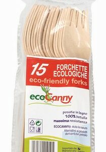 ECO CANNY BIO CUTLERY FORKS X15 160MM