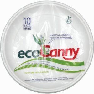 ECO CANNY BIO DINNER PLATE CLASSIC LUNCH 10X210MM