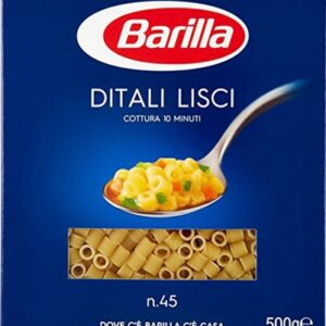 BARILLA DITALI LISCI NO.45 500G