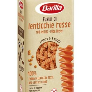 BARILLA LEGUMES PASTA FUSILLI RED LENT 250G