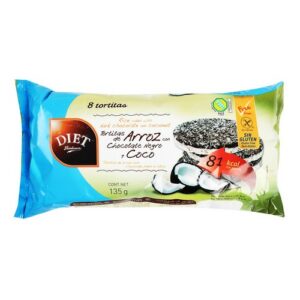 DIET RADISSON  RICE CAKES WITH COCONUT & DARK CHOCOLATE 125G