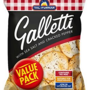 TAL FURNAR SEA SALT & CRACKED PEPPER GALLETTI VALUE PACK 150G