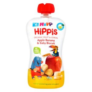HIPP APPLE, BANANA & BABY BISCUIT 100G