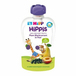 HIPP PLUM, PEAR & BLACKCURRANT 100G