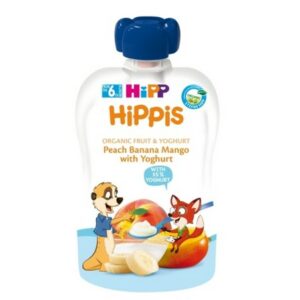 HIPP PEACH, BANANA, MANGO & YOGURT 100G
