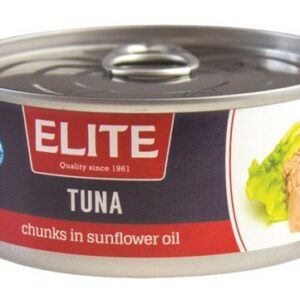 ELITE TUNA IN SUNFLOWER OIL 160G