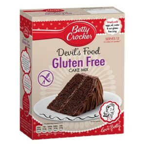 BETTY CROCKER DEVILS FOOD GLUTEN FREE CAKE MIX 425G