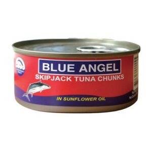 BLUE ANGEL SKIPJACK TUNA CHUNKS IN SUNFLOWER OIL 170G