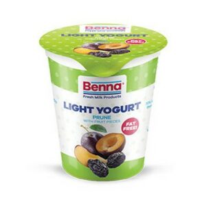 BENNA LIGHT FRUIT YOGURT PRUNE FAT FREE 150ML
