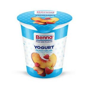 BENNA FRUIT YOGURT PEACH MELBA 150ML