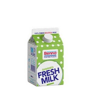 BENNA SKIMMED MILK 0.3% FAT 500ML