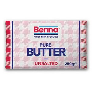 BENNA BUTTER UNSALTED 250G