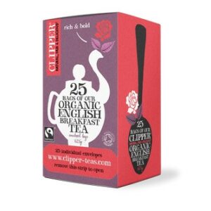 CLIPPER ORGANIC ENGLISH BREAKFAST TEA X25