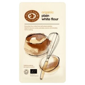 DOVES FARM ORGANIC PLAIN WHITE FLOUR 1KG