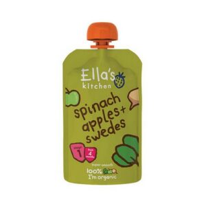 ELLAS STAGE 1 4 MONTHS+ SPINACH, APPLES & SWEDES 120G