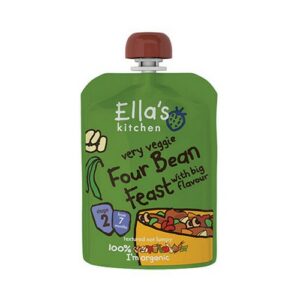 ELLAS STAGE 2 7 MONTHS+ VERY VEGGIE FOUR BEAN FEAST 130G
