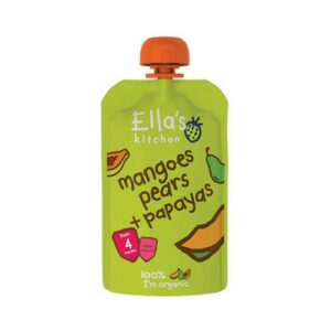 ELLAS STAGE 1 4 MONTHS+ MANGOES, PEARS & PAPAYAS 120G
