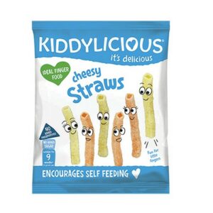 KIDDYLICIOUS 9 MONTHS+ CHEESY STRAWS 12G