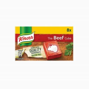 KNORR BEEF CUBES X8 80G